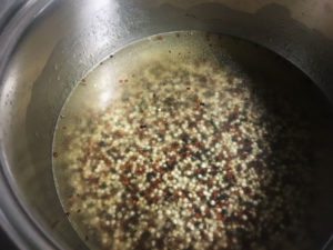 insalata di quinoa fagiolini mais mozzarelle cottura quinoa