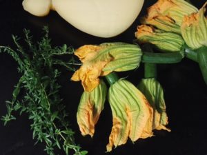 risotto ai fiori di zucchine ingredienti