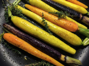 carote colorate glassate cottura