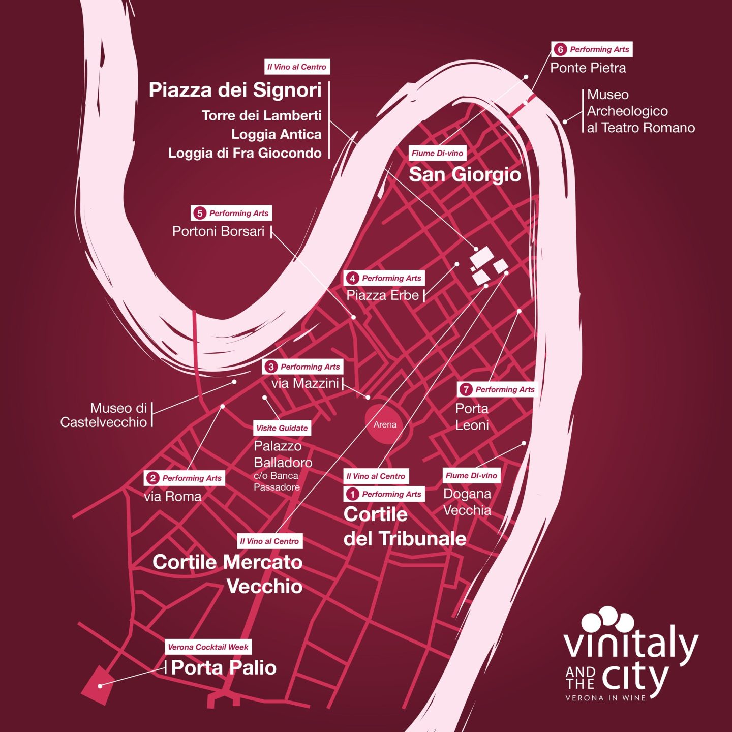 Vinitaly and the city itinerario